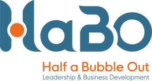 Half a Bubble Out – Leadership & Business Development (logo image)